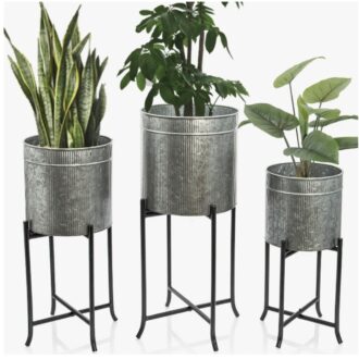 Galvanized Metal Planter